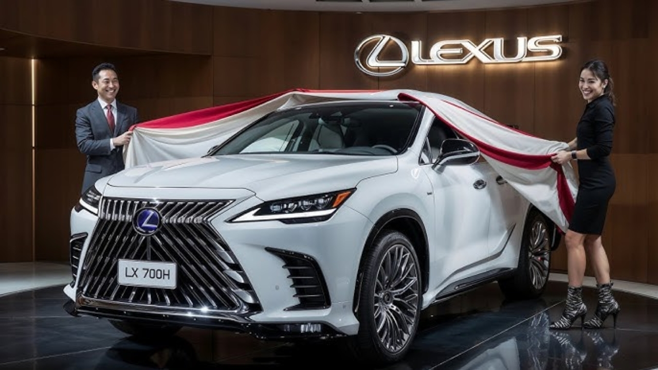 Lexus LX700h 2026: SUV Híbrido de Lujo con 7 Plazas en Color Negro