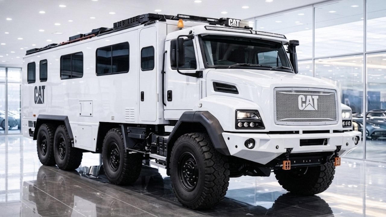 Caterpillar CatTitan X Camper 2026: La Casa Rodante Blindada para Terrenos Extremos